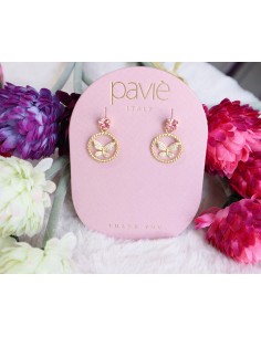 Orecchino con pietra in Swarovski Paviè OR.25.11D