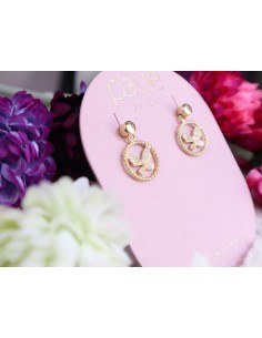 Orecchino con pietra in Swarovski Paviè OR.25.11D 2