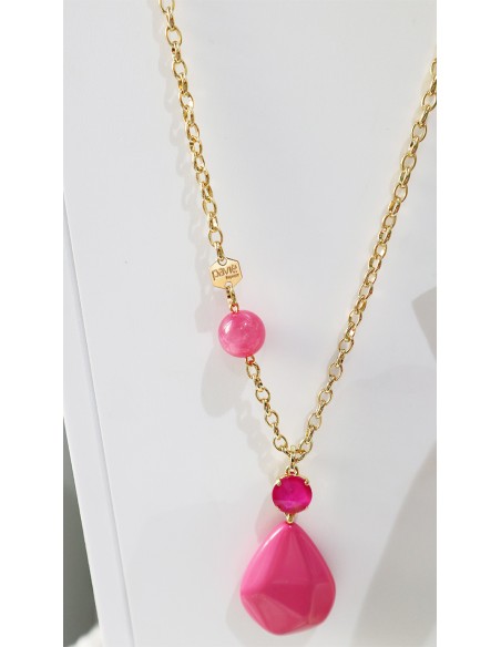 Collana con pendolo e pietra in Swarovski Paviè CL.25.02D