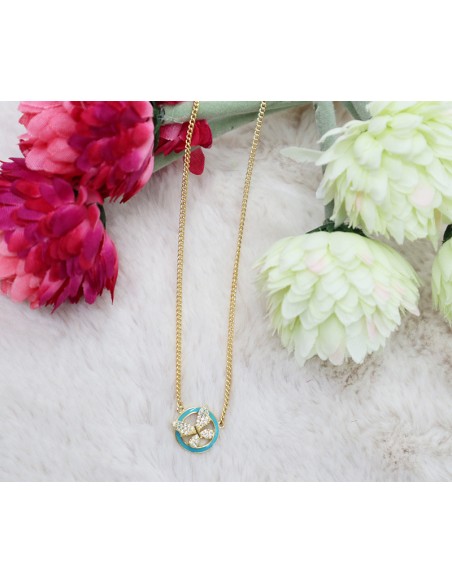 Collana farfalla con Swarovski Paviè CL.25.11A