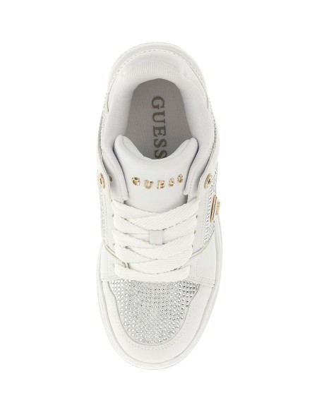 Sneakers Delove2 Guess bianco FLTDL2LEA12