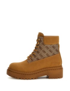 Anfibi Leads Guess cammello con logo 4G FLTLEAFAL10 2