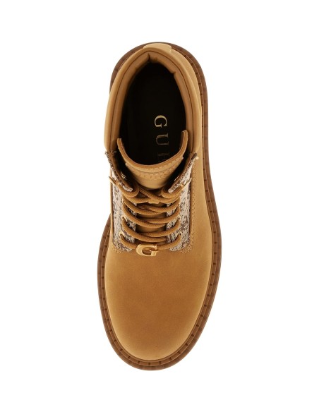 Anfibi Leads Guess cammello con logo 4G FLTLEAFAL10