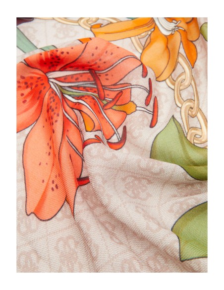 Kefiah 4G logo floreale Guess AW5346POL03