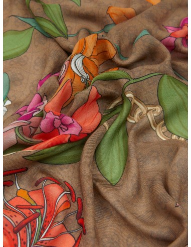 Kefiah 4G logo floreale Guess AW5346POL03