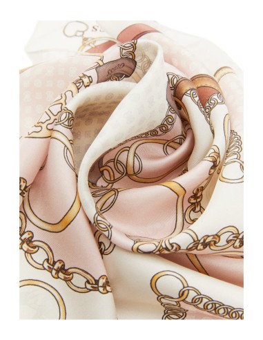 Foulard con logo 4G e fiori peony Guess...