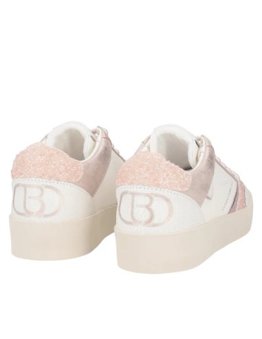 Sneakers Aura in pelle e glitter Tosca Blu...