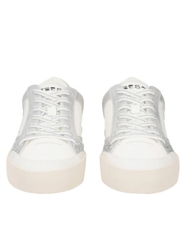 Sneakers Aura in pelle e glitter Tosca Blu...