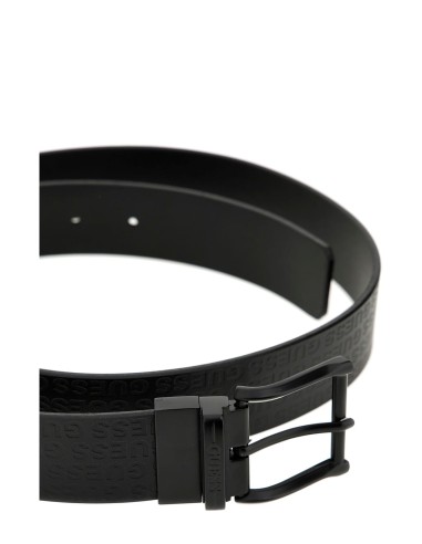 Cintura reversibile in vera pelle Guess con...