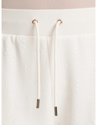 Pantalone con logo 4G e fiori peony avorio...