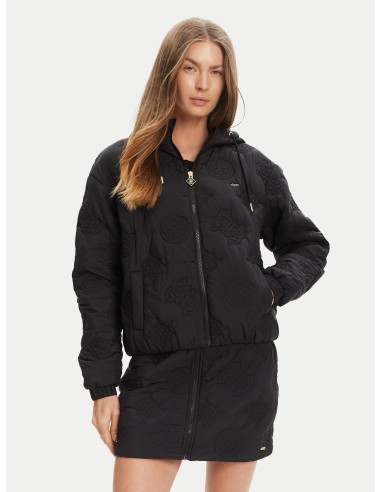 Completo con logo 4G e fiori peony nero Guess...