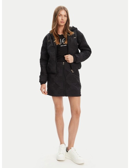 Completo con logo 4G e fiori peony nero Guess V5YL03WHEB2