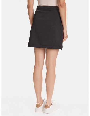 Gonna con logo 4G e fiori peony nera Guess...