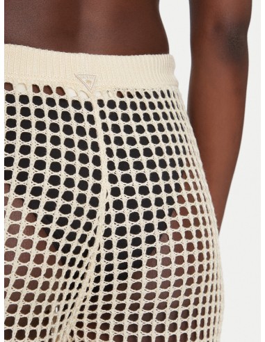 Pantalone traforato Guess beige E5GB02Z3N30