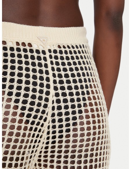 Pantalone traforato Guess beige E5GB02Z3N30