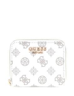 Portafoglio Laurel logo 4G e fiori peony Guess PG8500137