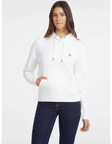 Felpa con cappuccio e mini patch Guess Jeans W4YQ04KC811