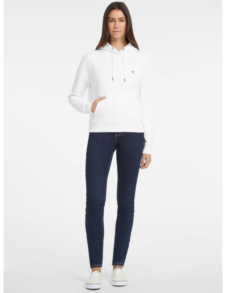 Felpa con cappuccio e mini patch Guess Jeans W4YQ04KC811
