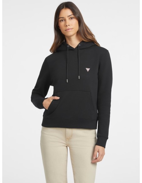 Felpa con cappuccio e mini patch Guess Jeans W4YQ04KC811