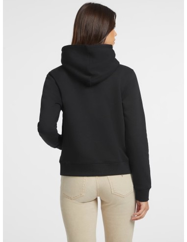 Felpa con cappuccio e mini patch Guess Jeans...