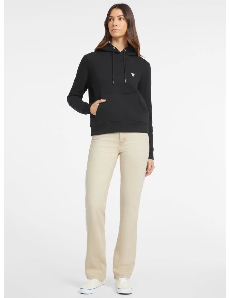 Felpa con cappuccio e mini patch Guess Jeans W4YQ04KC811