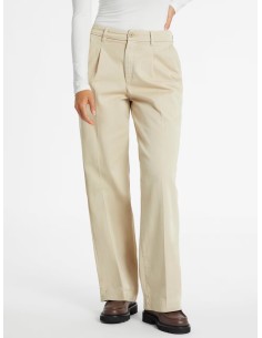 Pantaloni a gamba ampia Guess Jeans avorio W4BB44WGCV2