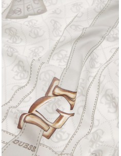 Foulard con stampa logo 4G Guess 60x180cm AW5377POL03 2