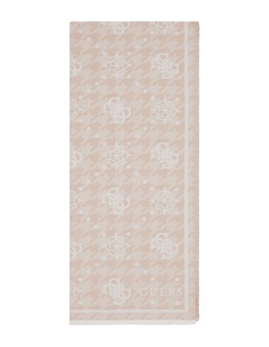 Sciarpa con logo 4G e fiori peony Guess...