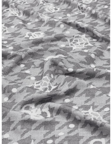 Sciarpa con logo 4G e fiori peony Guess...