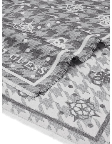 Sciarpa con logo 4G e fiori peony Guess...
