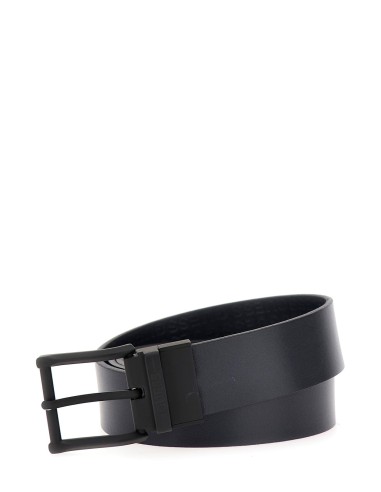 Cintura reversibile in vera pelle Guess con...