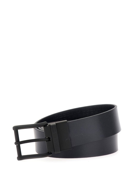 Cintura reversibile in vera pelle Guess con logo all over BM7820P5335
