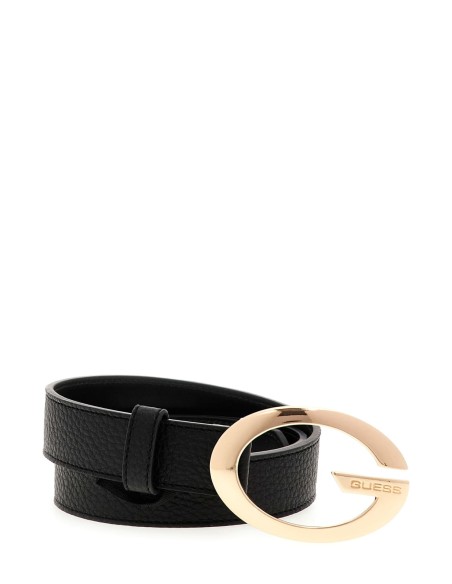 Cintura con logo Guess nera BW9306P5430