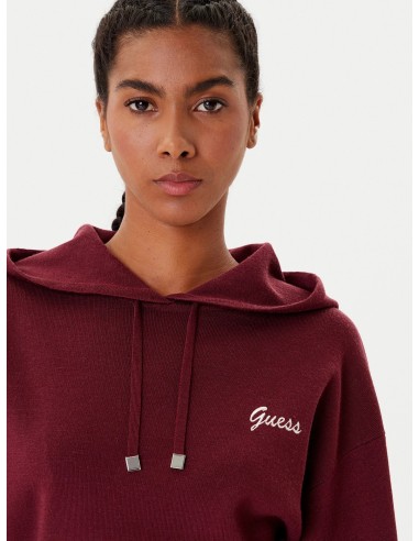 Abito con cappuccio in misto lana Guess...