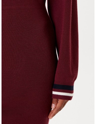 Abito con cappuccio in misto lana Guess...
