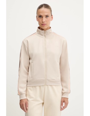 Felpa con cerniera e logo Guess crema V5GQ18KCRU2