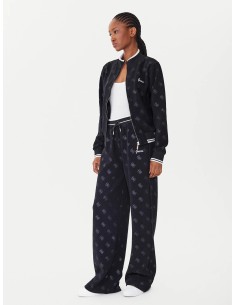 Pantaloni con logo 4G Guess regular fit neri V5BB00K1902 2