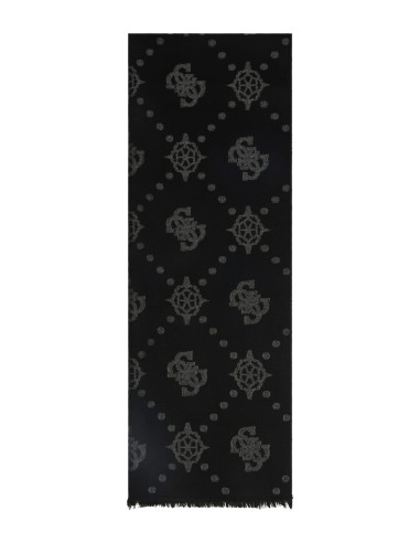 Sciarpa Zalina con maxi logo 4G e fiori peony...