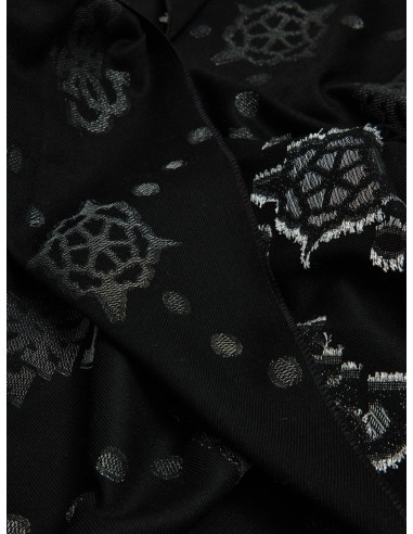 Sciarpa Zalina con maxi logo 4G e fiori peony...