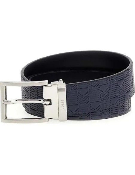 Cintura uomo vera pelle con stampa G Wave Guess BMBUDEP5235