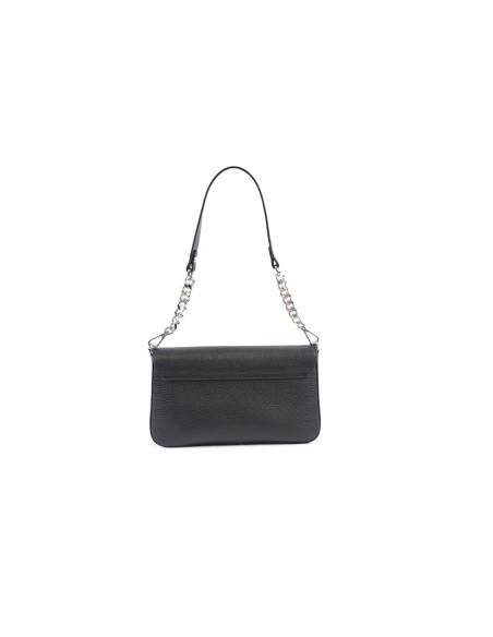 Borsa a spalla in vera pelle Ermanno Scervino nera 12401825