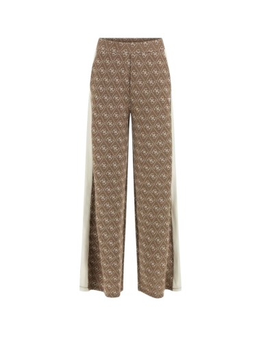 Pantaloni con logo 4G Guess regular fit fango V5BB15K1990