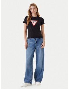 T-shirt con maxi logo triangolare Guess Jeans W4YI04J1314 2