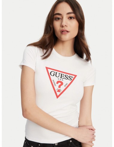 T-shirt con maxi logo triangolare Guess Jeans...