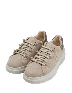 Sneakers in pelle scamosciata City con sfere gioiello... 2