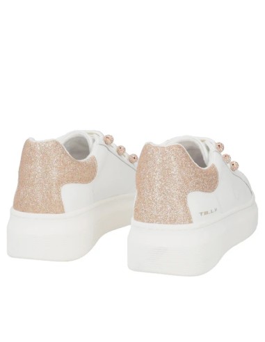 Sneakers in pelle City con sfere gioiello Tosca...