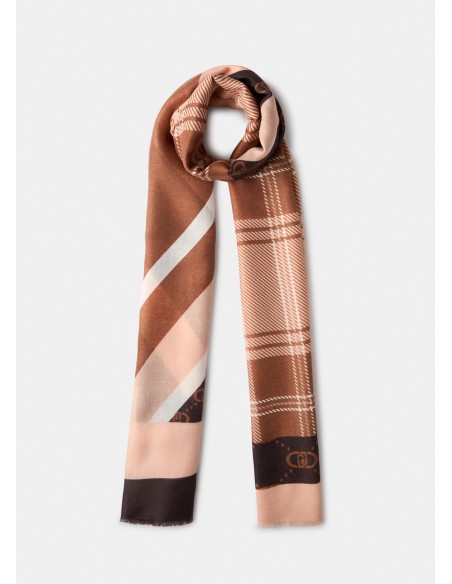 Foulard con stampa Check Liu.jo Better 2F5072T0300