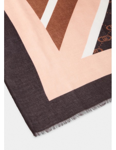 Foulard con stampa Check Liu.jo Better 2F5072T0300