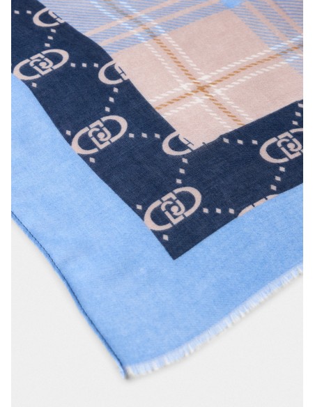 Foulard con stampa Check Liu.jo Better 2F5072T0300