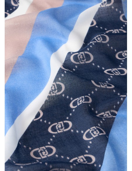 Foulard con stampa Check Liu.jo Better 2F5072T0300